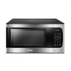 Danby 0.9 cu. ft. Countertop Microwave in Black and Stainless