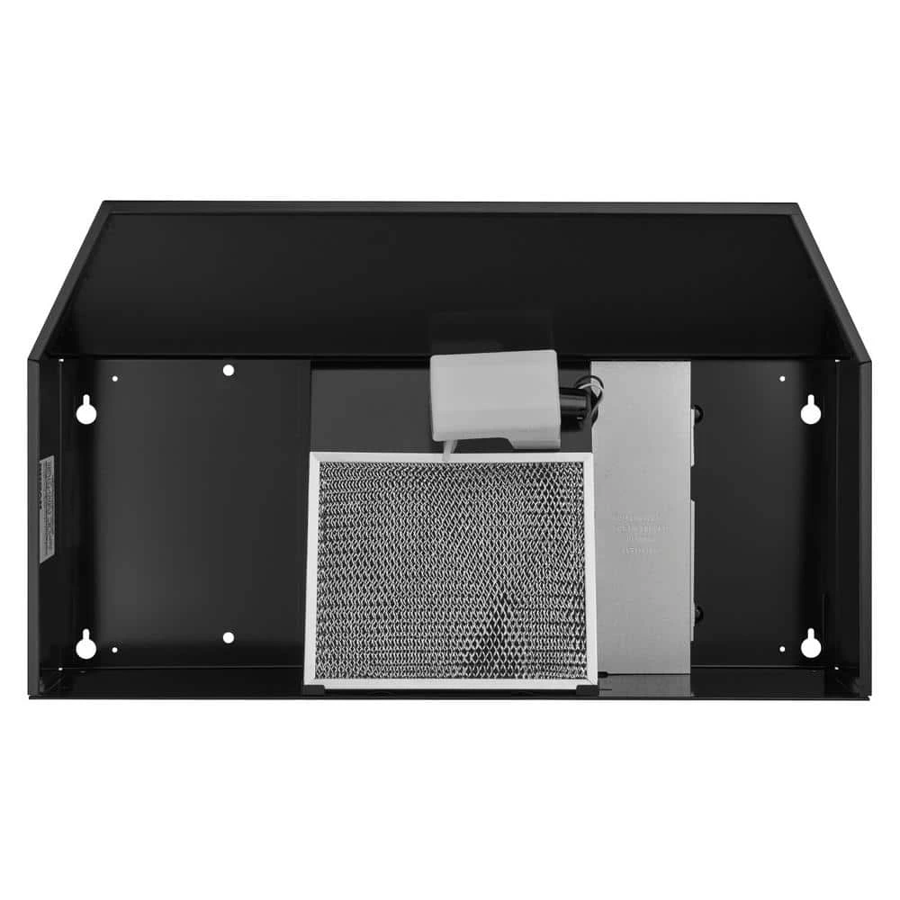 Broan-NuTone 41000 Series 30 in. Ductless Under Cabinet Range Hood with Light in Black - Image 4