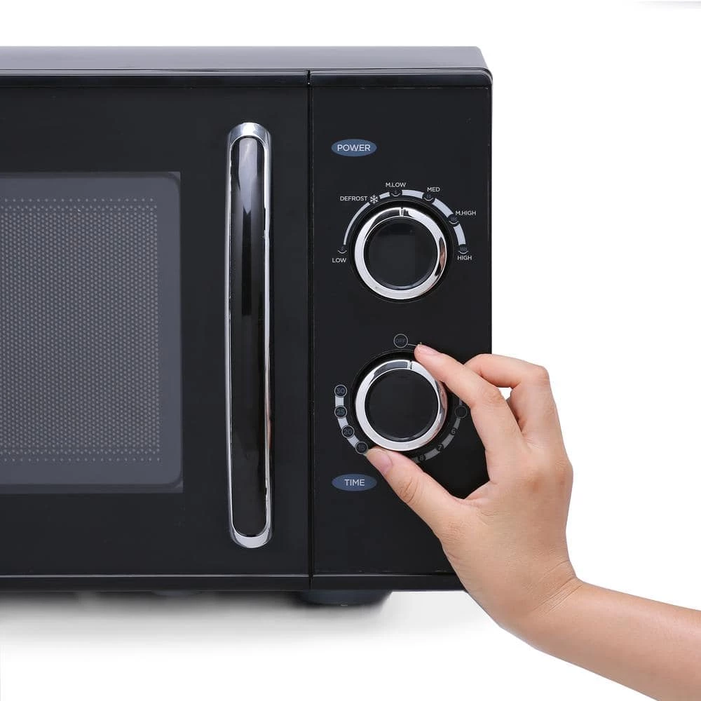 Commercial CHEF 0.9 cu. ft. Countertop Microwave Black - Image 4