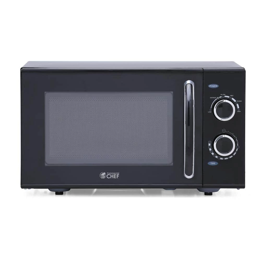 Commercial CHEF 0.9 cu. ft. Countertop Microwave Black - Image 3