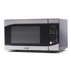 Commercial CHEF 0.9 cu. ft. Countertop Microwave Stainless and Black
