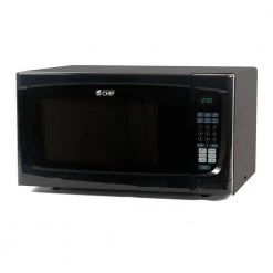 Commercial CHEF 1.6 cu. ft. Countertop Microwave Black