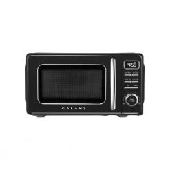 Galanz 0.7 cu. ft. 700-Watt Retro Countertop Microwave in Black