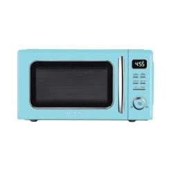 Galanz 1.1 cu. ft. Retro Countertop Microwave in Blue