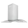ZLINE Kitchen and Bath 30" Convertible Vent Wall Mount Range Hood in Stainless Steel and Glass (KN4-30)