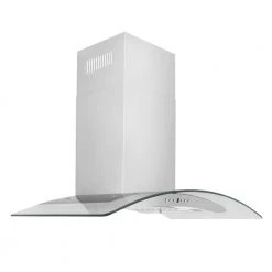 ZLINE Kitchen and Bath 30" Convertible Vent Wall Mount Range Hood in Stainless Steel and Glass (KN4-30)