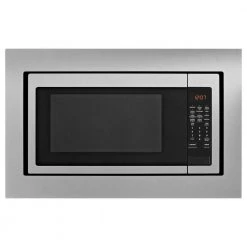 Unbranded 2.2 cu. ft. Countertop Microwave with Greater Capacity in Fingerprint Resistant Stainless Steel