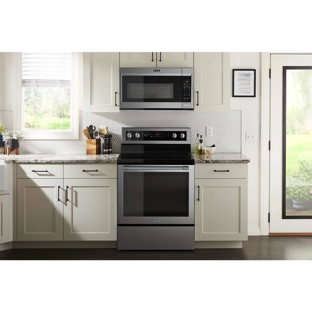 Maytag 1.9 cu. ft. Over the Range Microwave with Dual Crisp Function in Fingerprint Resistant Stainless Steel - Image 8