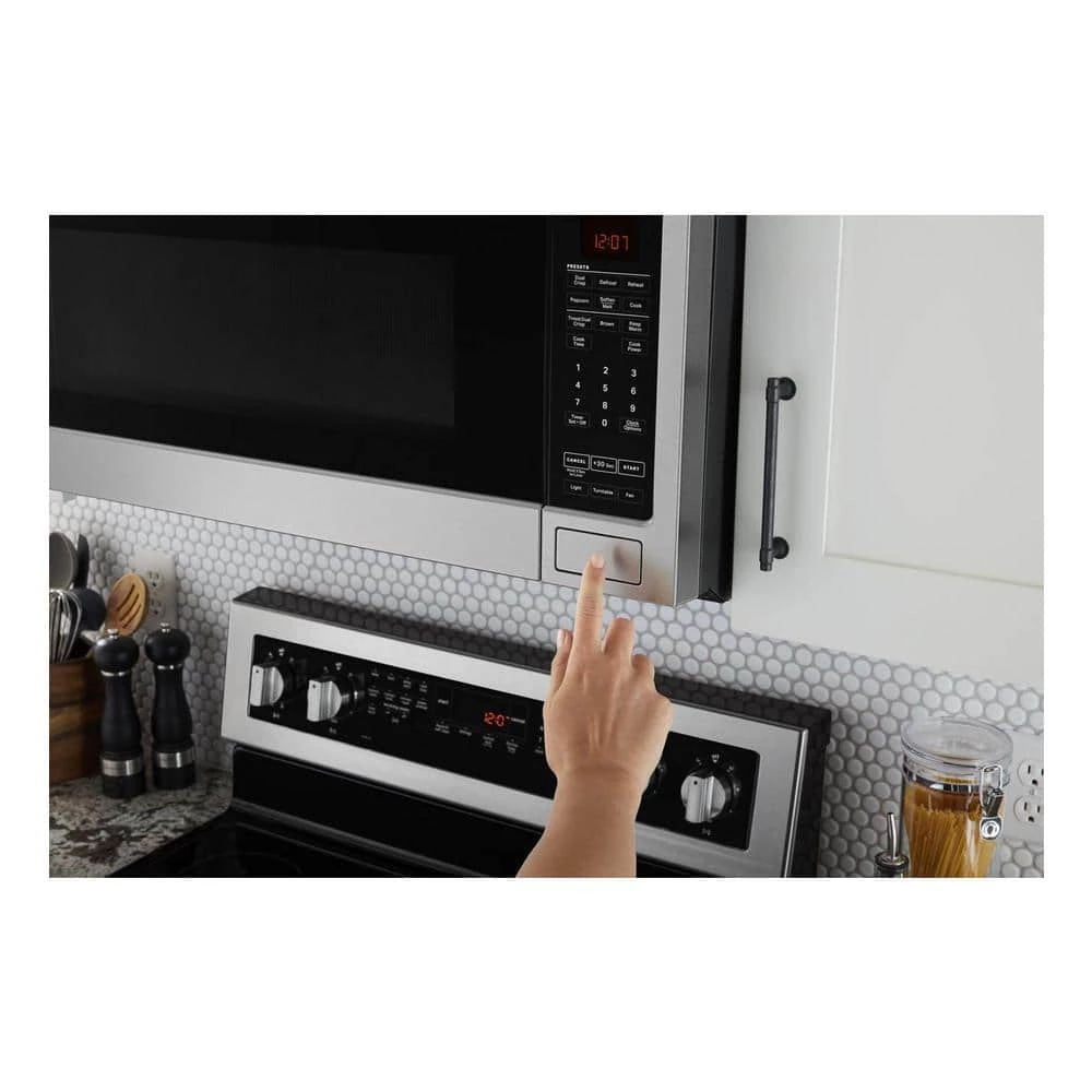 Maytag 1.9 cu. ft. Over the Range Microwave with Dual Crisp Function in Fingerprint Resistant Stainless Steel - Image 7