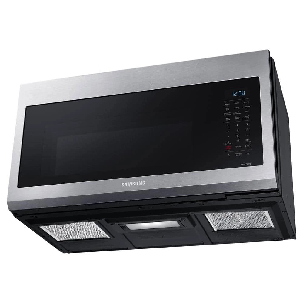 Samsung 30 in. 1.7 cu. ft. Over the Range Convection Microwave in Fingerprint Resistant Stainless Steel - Image 9