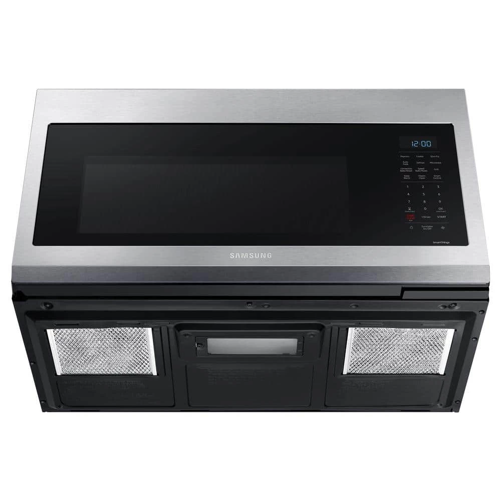 Samsung 30 in. 1.7 cu. ft. Over the Range Convection Microwave in Fingerprint Resistant Stainless Steel - Image 8