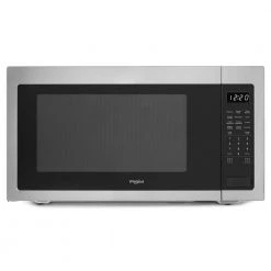 Whirlpool 2.2 cu. ft. Countertop Microwave in Fingerprint Resistant Stainless Steel with 1,200-Watt Cooking Power