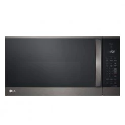 LG Electronics 1.8 cu. ft. Smart Over the Range Microwave Oven with EasyClean in PrintProof Black Stainless Steel