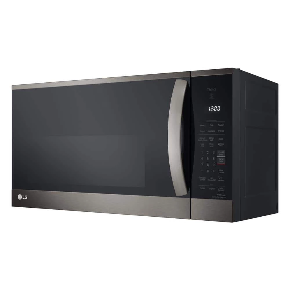 LG Electronics 1.8 cu. ft. Smart Over the Range Microwave Oven with EasyClean in PrintProof Black Stainless Steel - Image 8