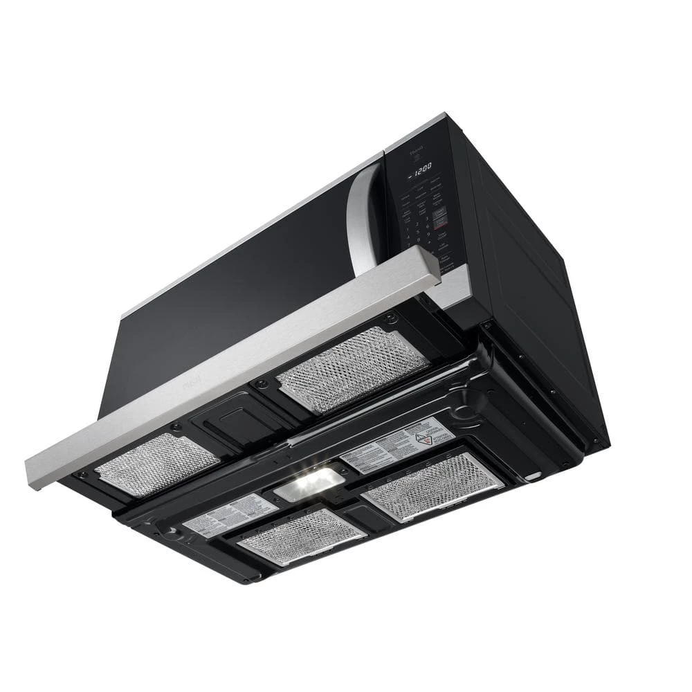 LG Electronics 2.1 cu. ft. 30 in. Width PrintProof Stainless Steel 1,050-Watt Smart Over-the-Range Microwave Oven with ExtendaVent 2.0 - Image 4