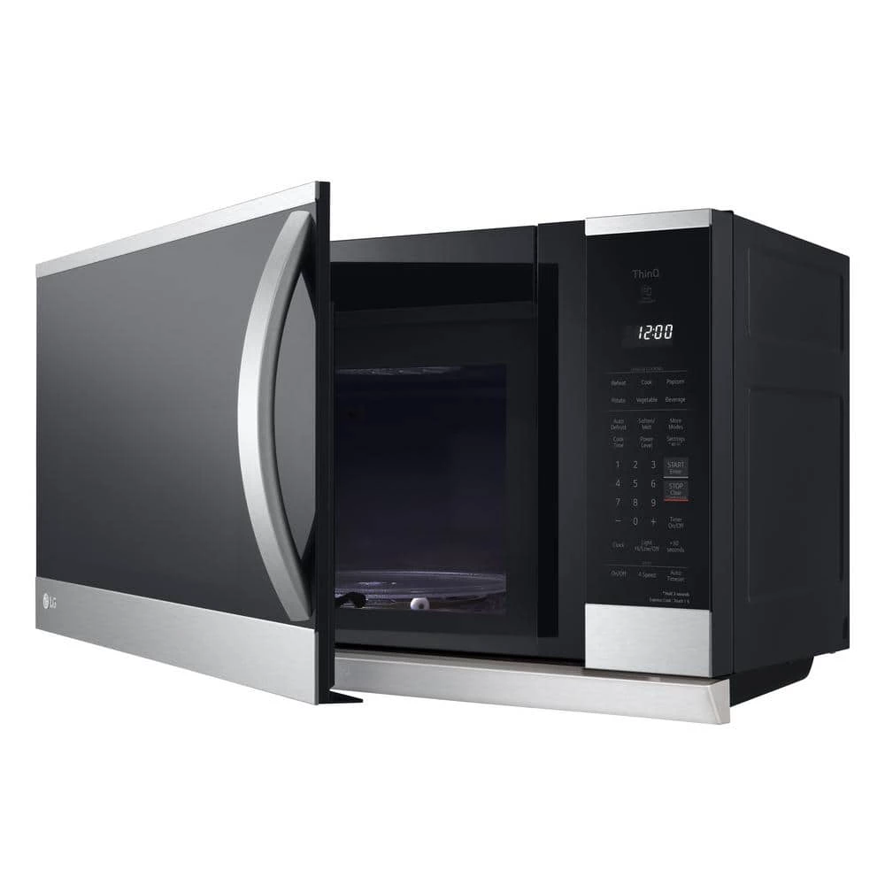 LG Electronics 2.1 cu. ft. 30 in. Width PrintProof Stainless Steel 1,050-Watt Smart Over-the-Range Microwave Oven with ExtendaVent 2.0 - Image 7