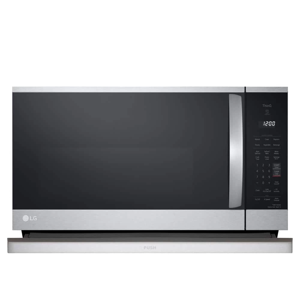 LG Electronics 2.1 cu. ft. 30 in. Width PrintProof Stainless Steel 1,050-Watt Smart Over-the-Range Microwave Oven with ExtendaVent 2.0 - Image 6
