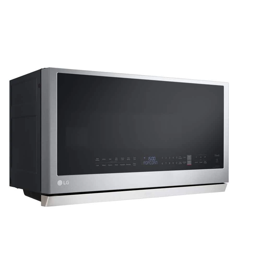 LG Electronics 2.1 cu. ft. 30 in. Width PrintProof Stainless Steel 1,050-Watt Smart Over-the-Range Microwave Oven with ExtendaVent 2.0 - Image 4