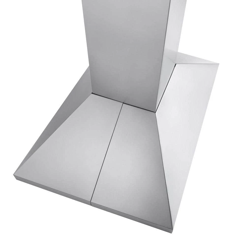 AKDY 36 in. Convertible Kitchen Island Mount Range Hood in Stainless Steel with Touch Control and Carbon Filter - Image 5