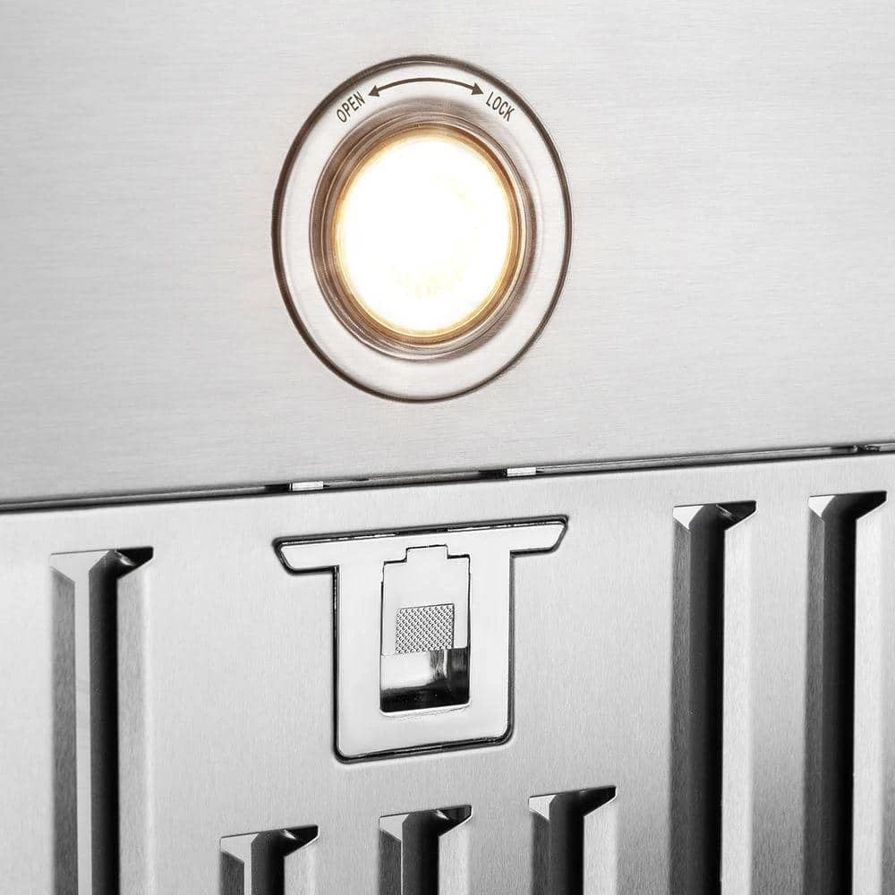 AKDY 36 in. Convertible Kitchen Island Mount Range Hood in Stainless Steel with Touch Control and Carbon Filter - Image 10