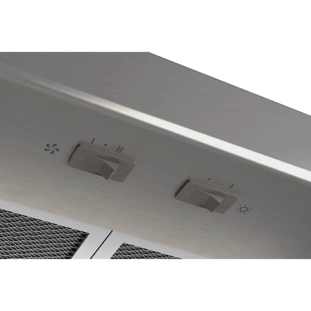 Broan-NuTone Mantra AVSF1 30 in. 375 Max Blower CFM Convertible Under-Cabinet Range Hood with Light in Stainless Steel - Image 6
