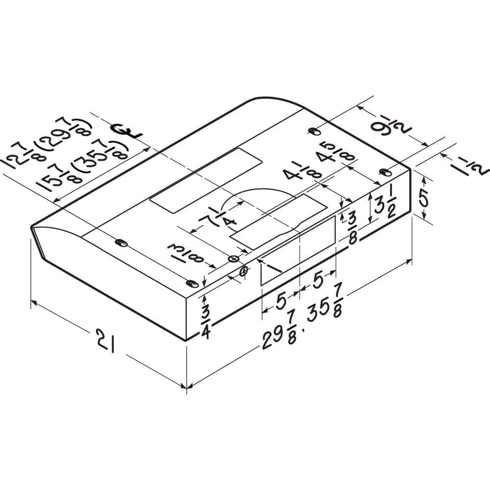 Broan-NuTone Mantra AVSF1 30 in. 375 Max Blower CFM Convertible Under-Cabinet Range Hood with Light in Stainless Steel - Image 7
