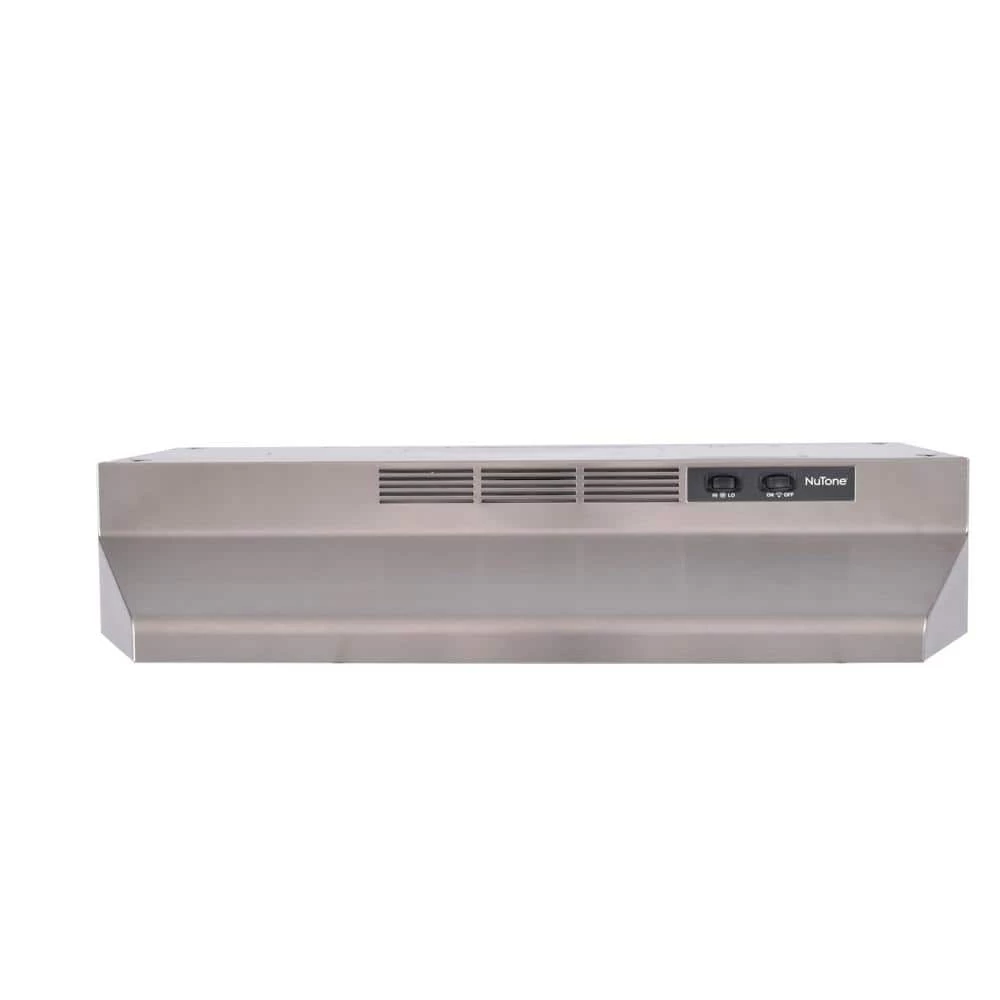 Broan-NuTone RL6200 Series 30 in. Ductless Under Cabinet Range Hood with Light in Stainless Steel - Image 3