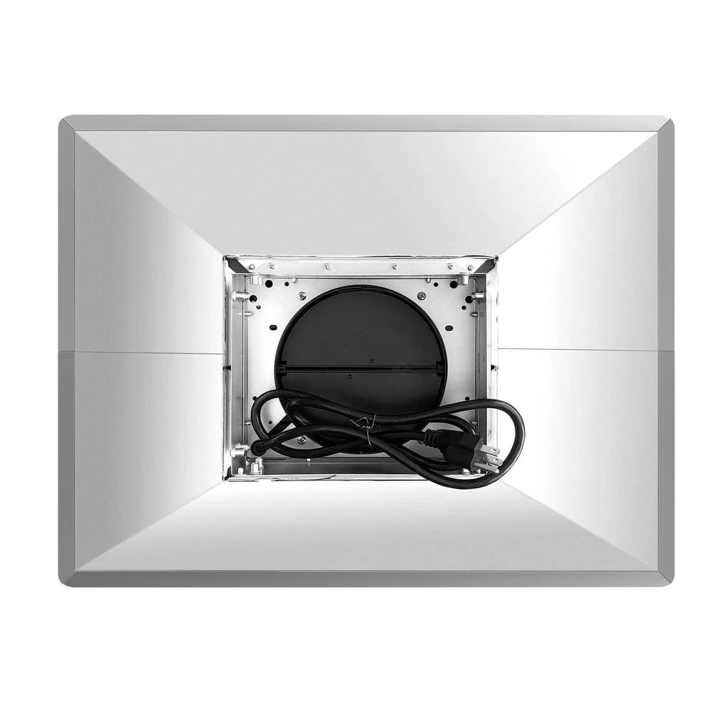 Cosmo 30 in. 380 CFM Ducted Island Range Hood with LED Lighting in Stainless Steel - Image 4