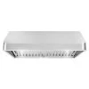 Cosmo 30 in. Ducted Under Cabinet Range Hood in Stainless Steel with Push Button Controls, LED Lighting and Permanent Filters