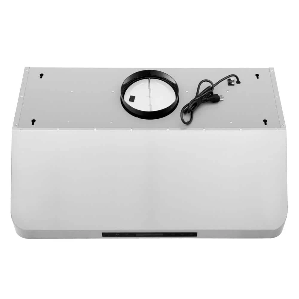 Cosmo 36 in. Ducted Under Cabinet Range Hood in Stainless Steel with Touch Display, LED Lighting and Permanent Filters - Image 4