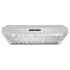 Cosmo 36 in. Ducted Under Cabinet Range Hood in Stainless Steel with Touch Display and Permanent Filters