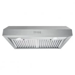 Cosmo 30 in. Ducted Under Cabinet Range Hood in Stainless Steel with LED Lighting and Permanent Filters