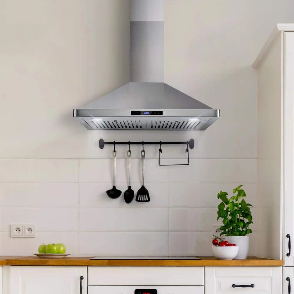 Cosmo 30 in. Ducted Range Hood in Stainless Steel with Touch Controls, LED Lighting and Permanent Filters - Image 11