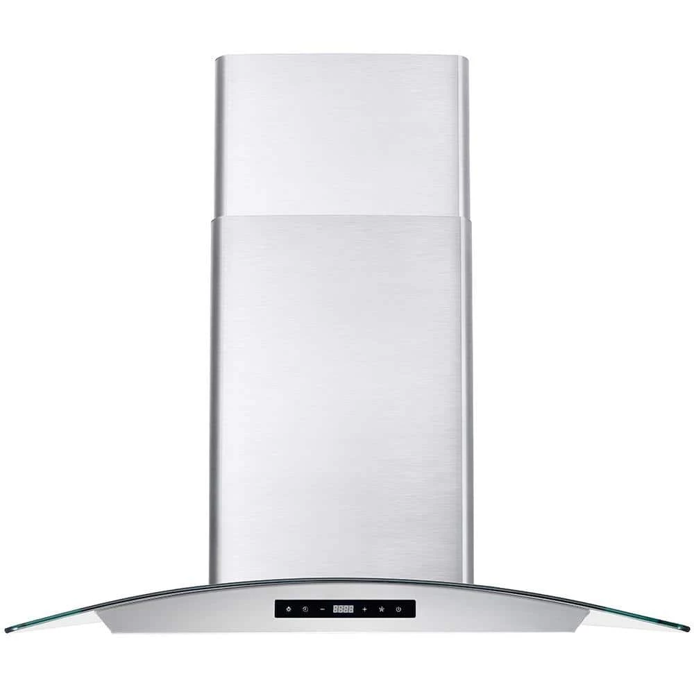 Cosmo 30 in. Ducted Wall Mount Range Hood in Stainless Steel with Touch Controls, LED Lighting and Permanent Filters - Image 7