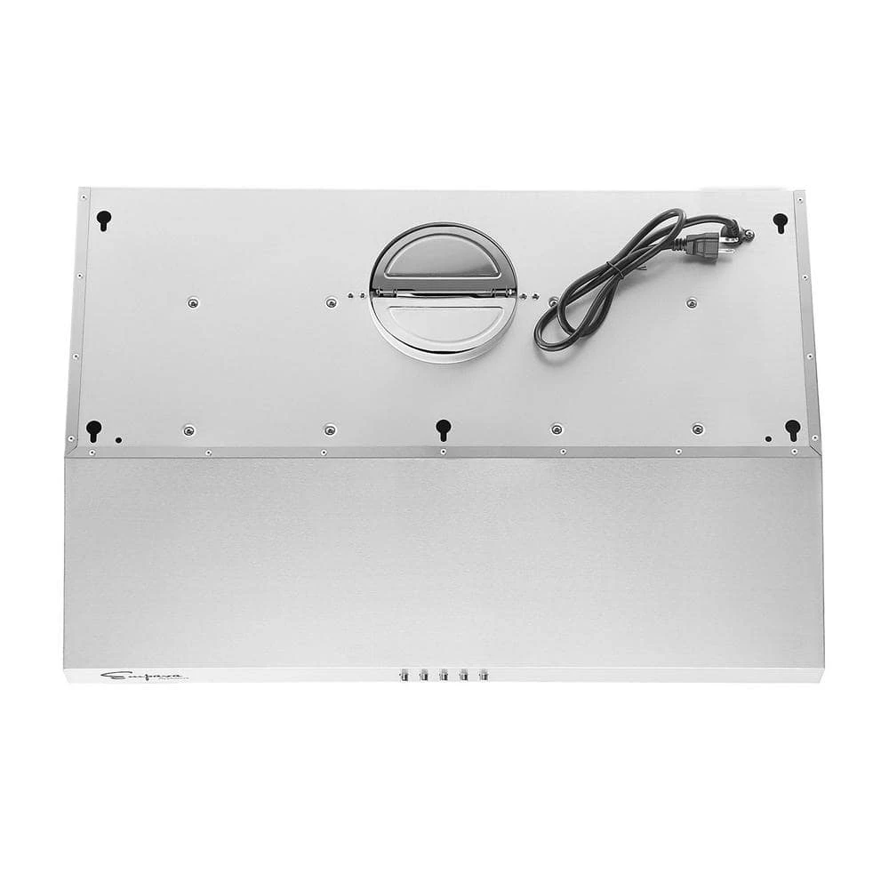 Empava 30 in. 400 CFM Ultra Slim Ducted Kitchen Under Cabinet Range Hood with Light in Stainless Steel - Image 4