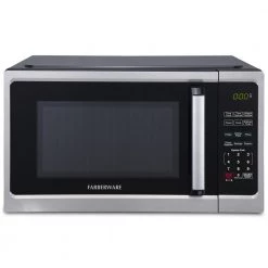 Farberware 0.9 cu. ft. 900-Watt Countertop Microwave Oven in Stainless Steel