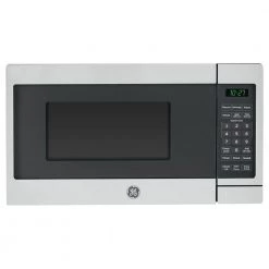 GE 0.7 cu. ft. Small Countertop Microwave in Stainless Steel
