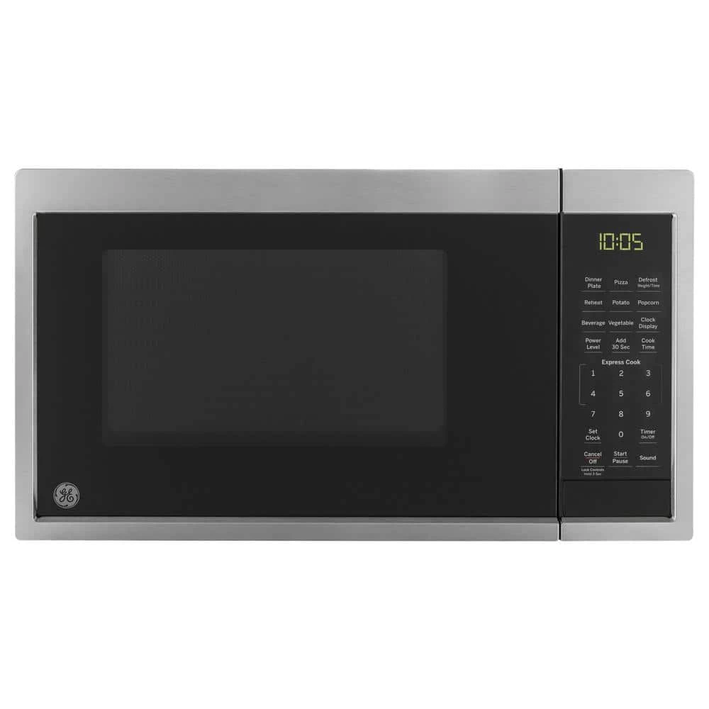 GE 0.9 cu. ft. Smart Countertop Microwave in Stainless Steel
