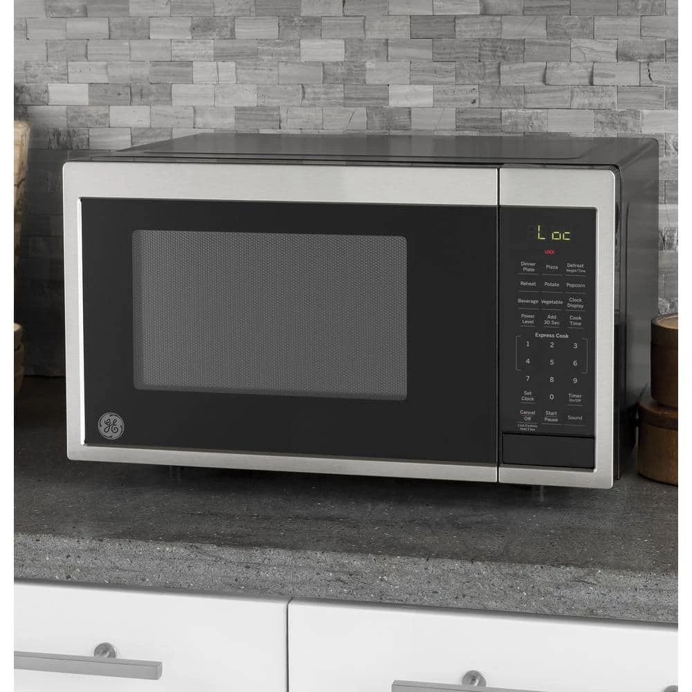 GE 0.9 cu. ft. Smart Countertop Microwave in Stainless Steel - Image 6