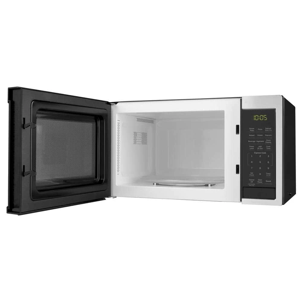 GE 0.9 cu. ft. Smart Countertop Microwave in Stainless Steel - Image 7