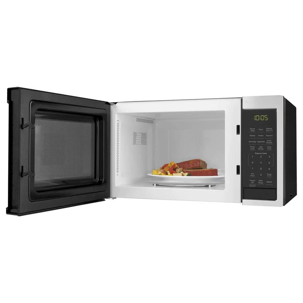 GE 0.9 cu. ft. Smart Countertop Microwave in Stainless Steel - Image 2