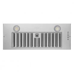 HAUSLANE 30 in. Convertible Insert Range Hood with Changeable LED Powerful Suction Baffle Filter in Stainless Steel