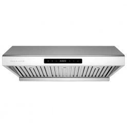 HAUSLANE 30 in. Ducted Under Cabinet Range Hood with Powerful Suction Baffle Filters LED in Stainless Steel
