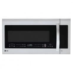 LG Electronics 2.0 cu. ft. Over the Range Microwave Oven in Stainless Steel with SmoothTouch and Sensor Cooking Technology