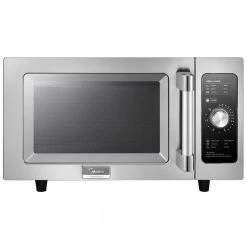 Midea 0.9 cu. ft. 1000-Watt Commercial Countertop Microwave Oven in Stainless Steel