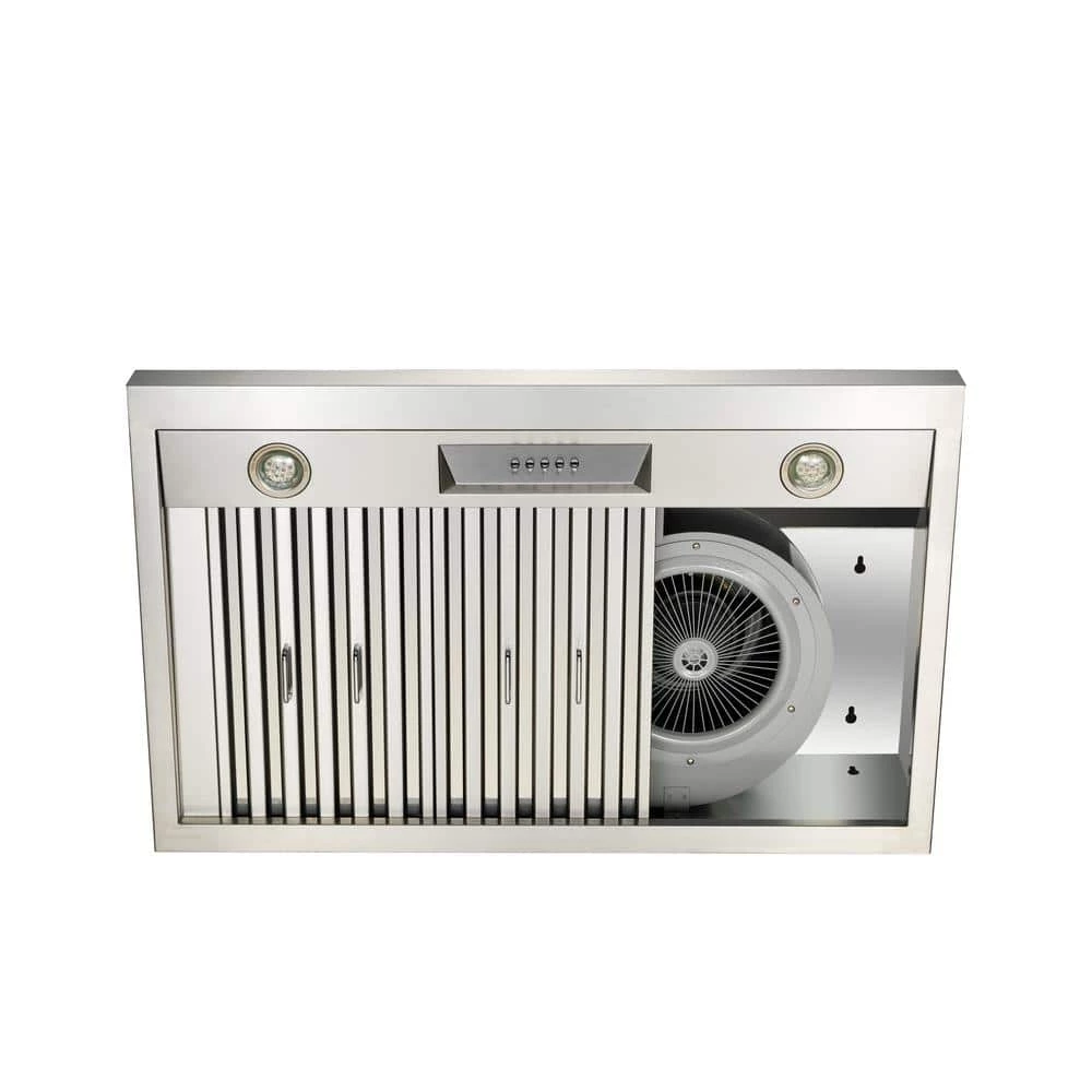 NXR 36 in. 800 CFM Under Cabinet in Stainless Steel Range Hood with Stainless Steel Baffles - Image 4