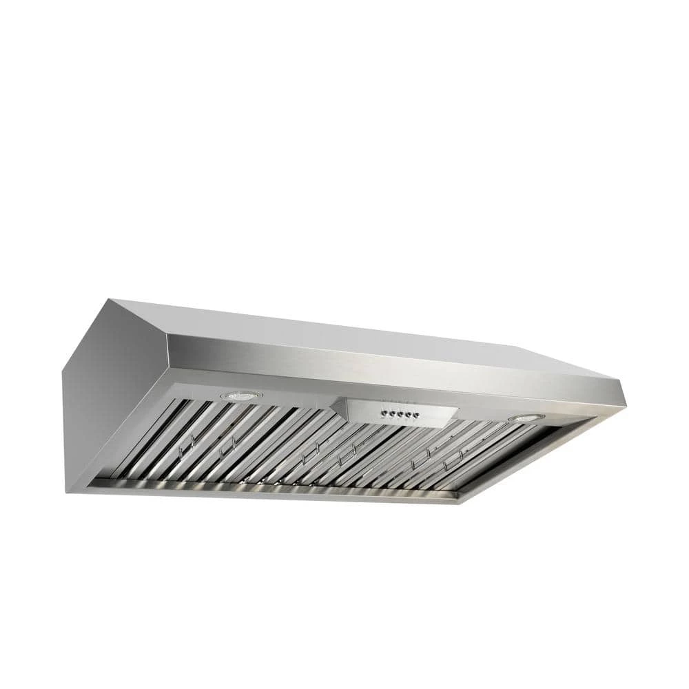 NXR 36 in. 800 CFM Under Cabinet in Stainless Steel Range Hood with Stainless Steel Baffles - Image 3
