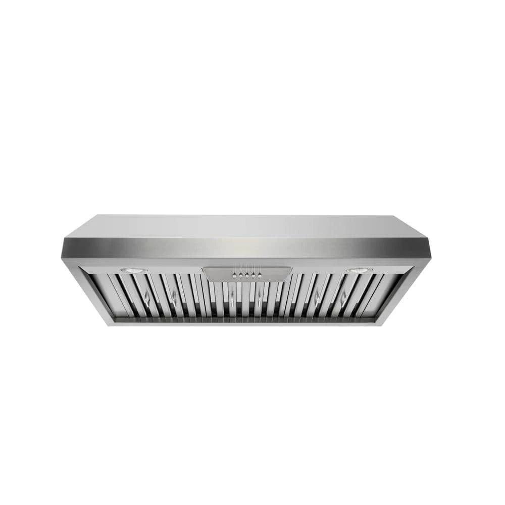 NXR 36 in. 800 CFM Under Cabinet in Stainless Steel Range Hood with Stainless Steel Baffles