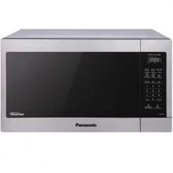 Panasonic 1.6 cu. ft. Countertop Microwave in Stainless Steel Built-In Capable with Inverter Technology and Genius Sensor Cooking