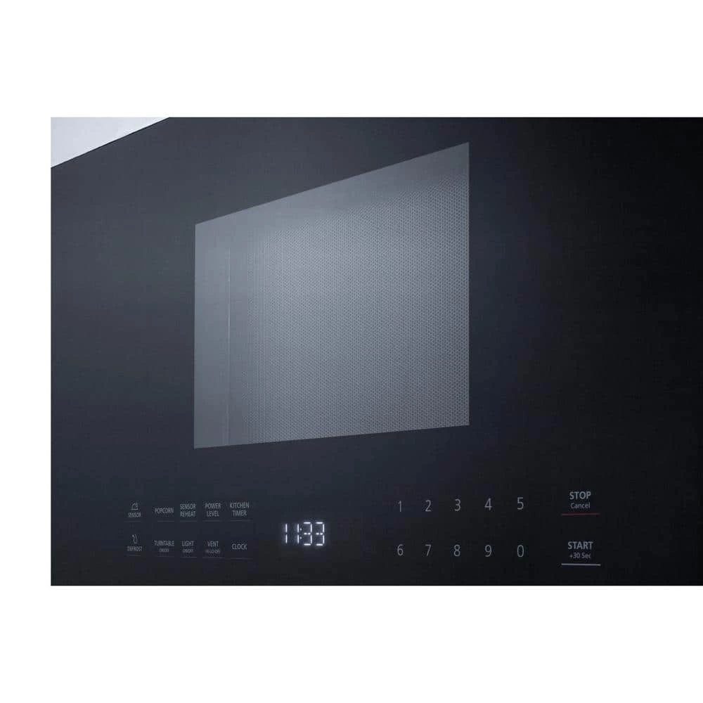 Summit Appliance 24 in. 1.34 cu. ft. Over the Range Microwave in Stainless Steel - Image 4